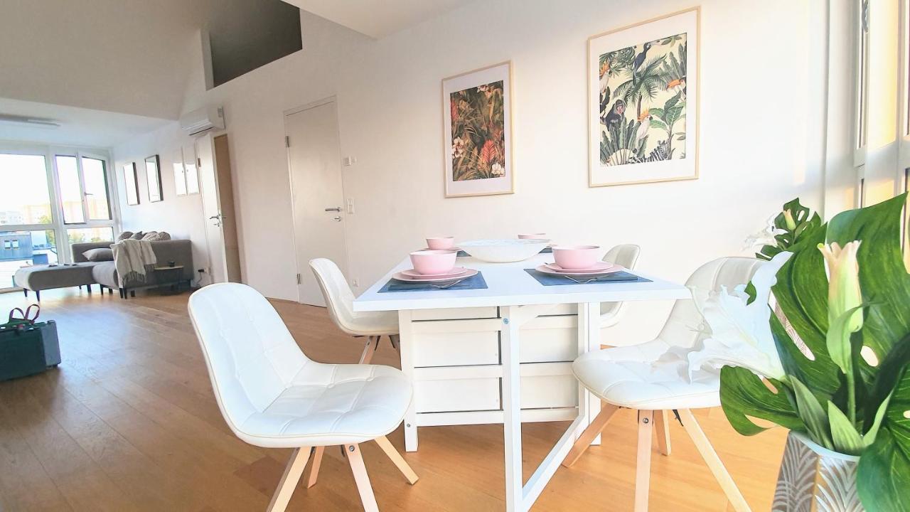 Rooftop Terrace, Free Garage Parking And Pool! Відень Екстер'єр фото